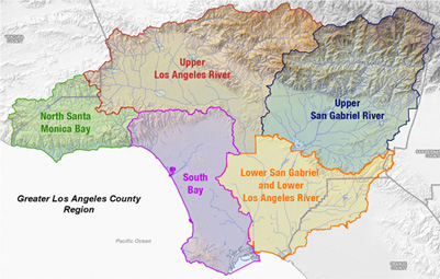 map of Integrated Regional Water Management Plan